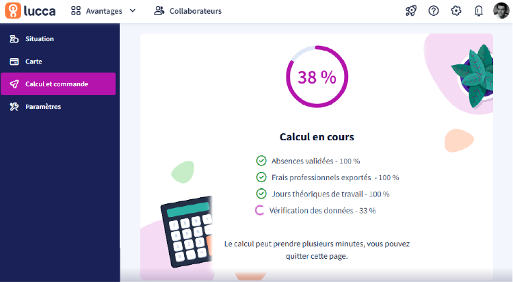 Automatisation du calcul